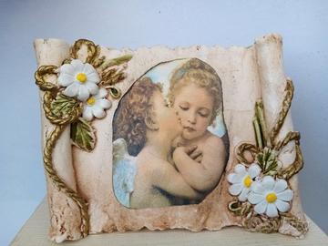 Soprammobile quadretto angeli