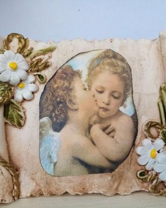 Soprammobile quadretto angeli