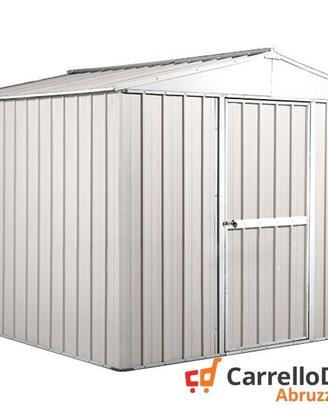 Box porta attrezzi in lamiera 276x260 bianco