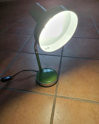 Lampada Vintage Veneta Lumi  verde abat jour 
