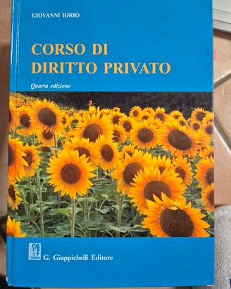 libro universitario corso diritto privato 