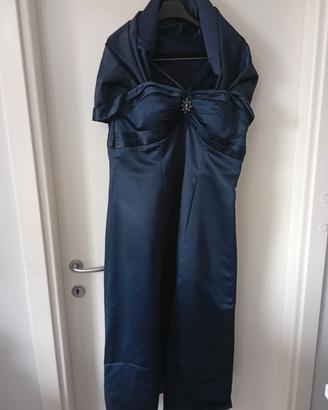 vestito da cerimonia colore blu scuro 