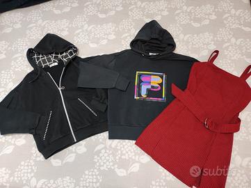 Felpa e abito ragazza tg. xs