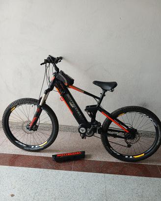 e-bike biamortizzata.