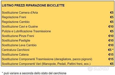 Riparazione biciclette