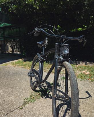 Bicicletta Custom Cruiser  Nero Opaco