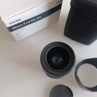 Sony: obiettivo Sigma 35 mm f/1.4 DG DN Art