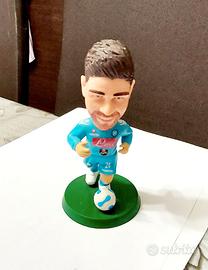 Statuina calciatore Lorenzo Insigne periodo Napoli