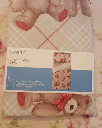 Completo letto singolo 