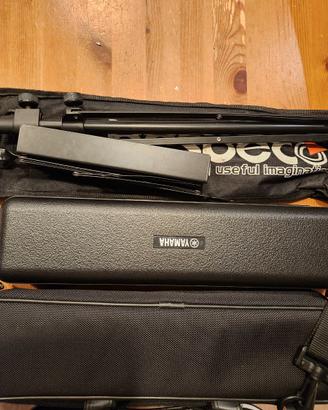 flauto traverso yamaha 212 e leggio