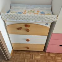 lettino e fasciatoio