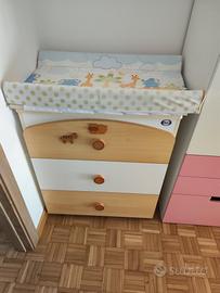 lettino e fasciatoio