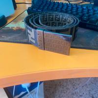 cintura fendi reversibile uomo