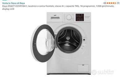 lavatrice 7kg daya mai aperto con garanzia