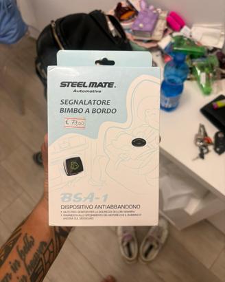 Dispositivo Antiabbandono steelmate Bsa-1 NUOVO