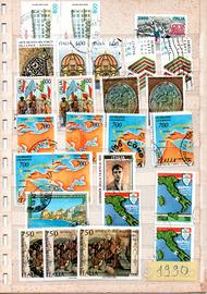 francobolli repubblica italiana 1990