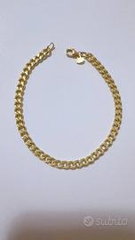 Bracciale groumette diamantato in oro 18kt 750