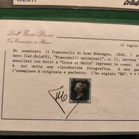 One Penny black francobollo