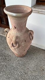 Anfora grande in terracotta con manici (H 100 cm)