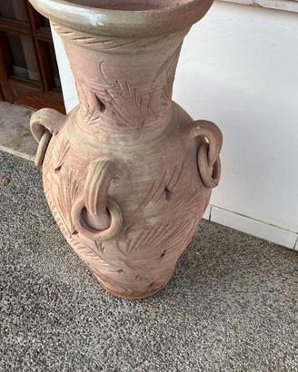 Anfora grande in terracotta con manici (H 100 cm)