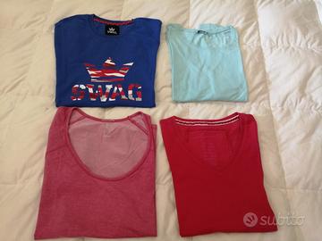 set di quattro magliette donna M