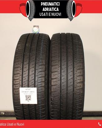 2 Gomme 215 60 R 17C Michelin al 84% SPED GRATIS