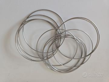 Set bracciali sottili argento