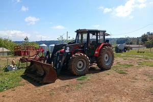 Trattore same Explorer 2 con caricatore e fresa