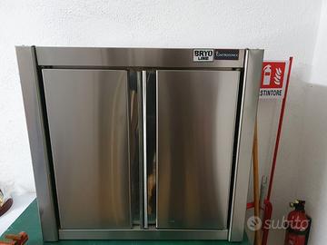 Pensile inox con 2 porte battenti 70x40x65h
