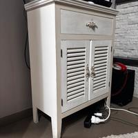 Mobile Casanova bianco - con cassetto e ante