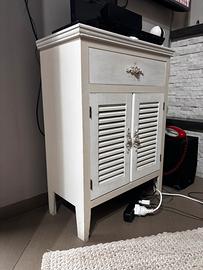 Mobile Casanova bianco - con cassetto e ante