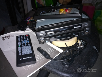 Sintomonitor 1din Macrom m-dvd6555r uso ricambi