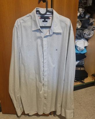 camicia nuova tommy hilfiger uomo L slim fit