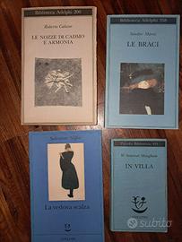 libri Adelphi Calasso, Marai, Niffoi, Maugham