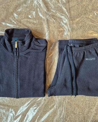 Tuta Champion donna in cotone blu tg M