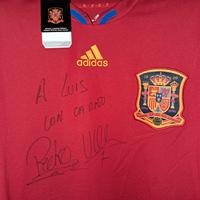 Maglia Nazionale Spagnola Autografata da Pedro e D