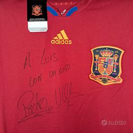 Maglia Nazionale Spagnola Autografata da Pedro e D
