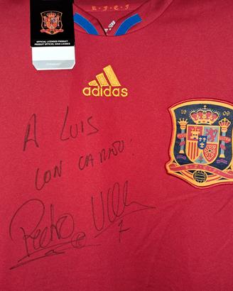 Maglia Nazionale Spagnola Autografata da Pedro e D