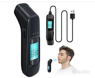 Etilometro portatile certificato, alcol test displ