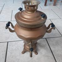 Samovar elettrico in ottone, originale russo