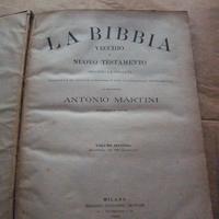 Libro anno 1890 Martini SACRA BIBBIA Vol II D