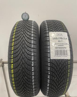 165 70 r14 81t 2 gomme sava 4 stagioni