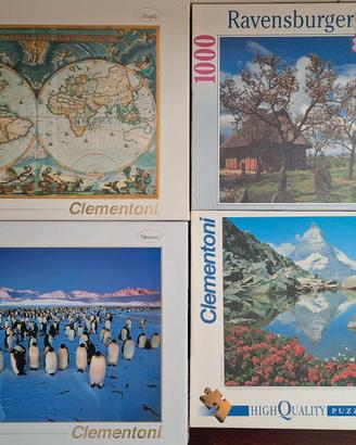 Lotto 4 Puzzle (Ravensburger e Clementoni)