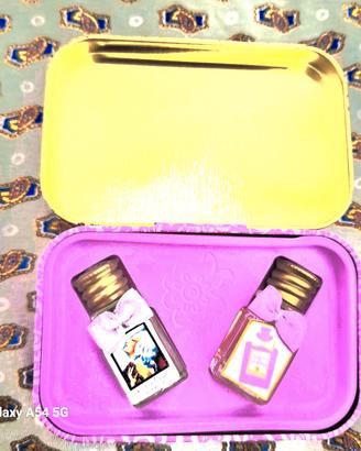 2 profumi violetta di parma borsari mignon 