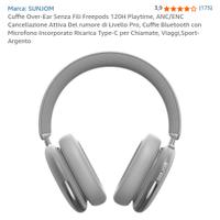 Cuffie Over-Ear SUNJOM Freepods 120H