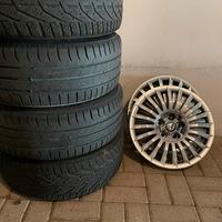 205/55 R16 2 termiche + 2 estive + cerchi Alfa