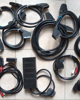 Stock cavi + connettori + adattatori SCART