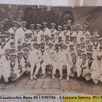 Foto di marinai della REGGIO SCUOLA MECCANICI 1940