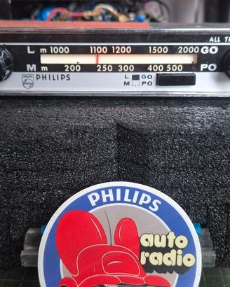 Autoradio Vintage Anni '60 Conv. Bluetooth Philips