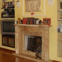 Cornice camino in marmo